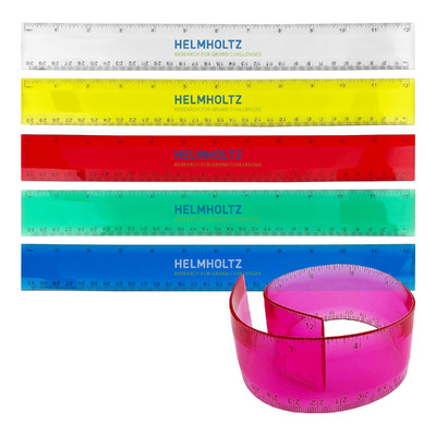 PVC Flexi Ruler [Decoration: 1 Colour Print] 