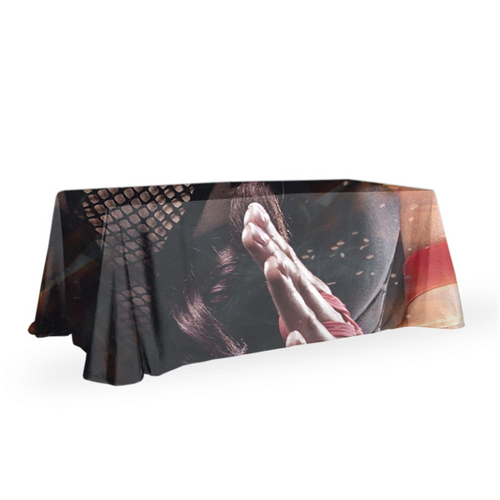 6ft Draped Table Cloth [Decoration: Full Colour Print]