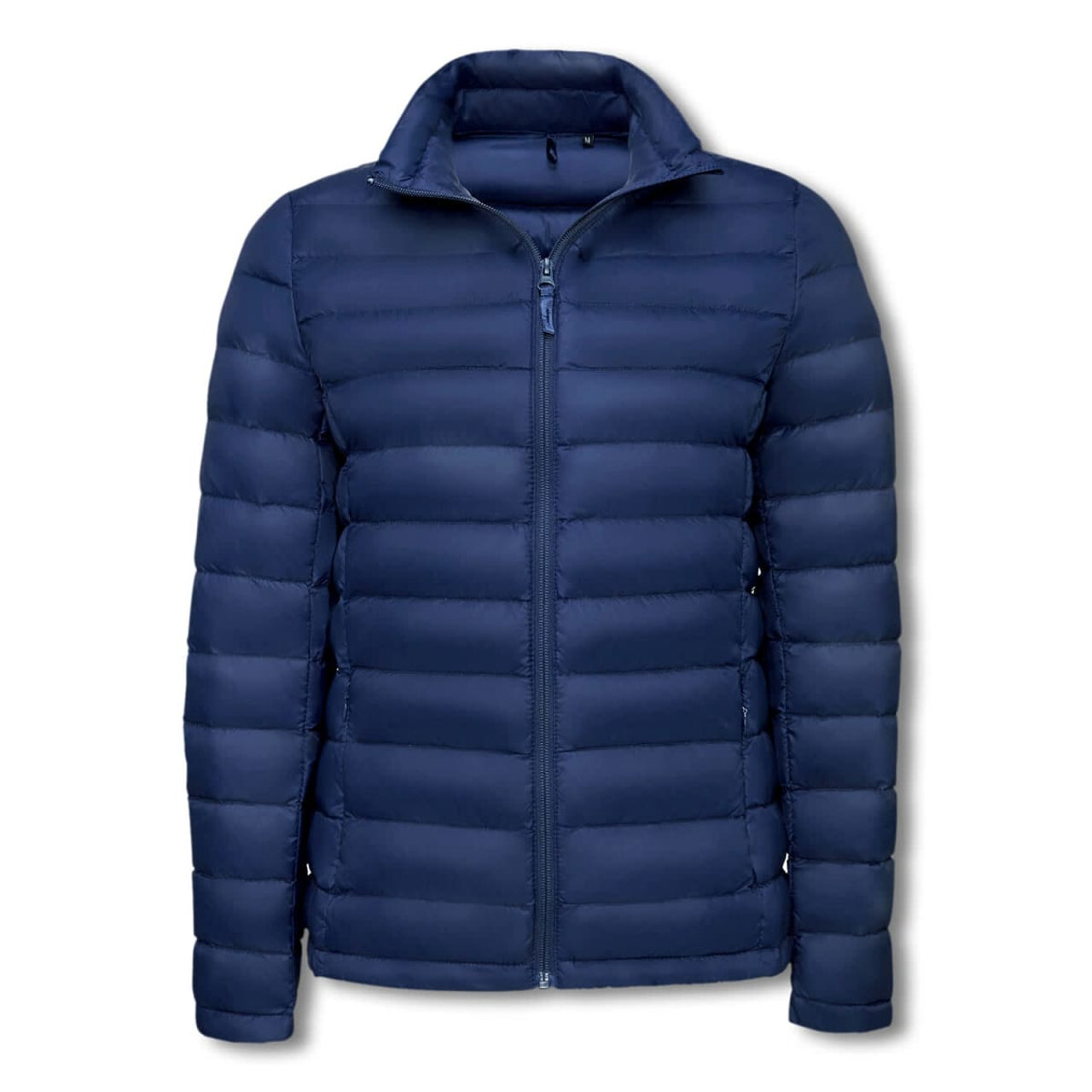 Custom puffer jackets with quilted insulation, ideal for outdoor staff and cold-weather promotions. 